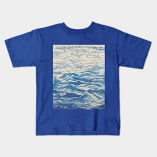 blue water Kids T-Shirt